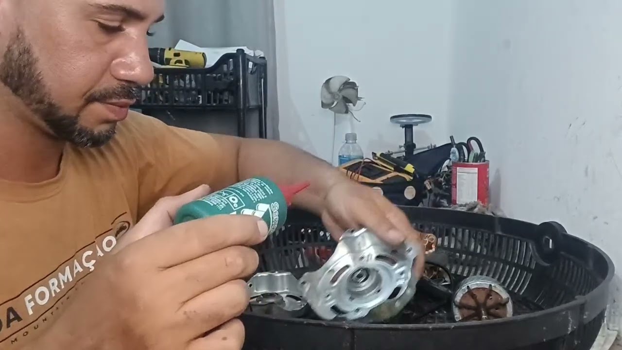 manutenção no circulador