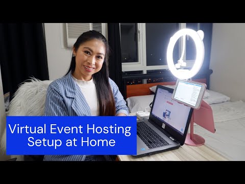 Virtual Event Hosting Setup at Home | Zoom or Online Host / Emcee | Nadine Smith