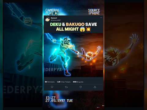 DEKU & BAKUGO SAVE ALL MIGHT 😱💥 | MHA Final Season #myheroacademia #edit #amv #anime