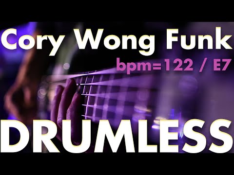 Cory Wong Funk -Drumless Track- //BPM=122 | Key=E7