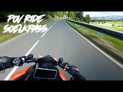🔊 KTM Super Duke 1290R | SC Project S1 | Sölkpass in Styria, Austria | POV Ride 4K [RAW]