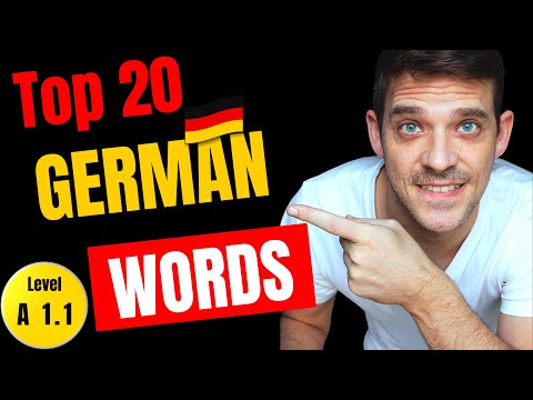 Top 20 German Words You Need To Know | Important Basic German Words