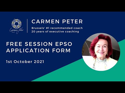 Free session - EPSO Application Form -