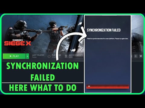 How To Fix Rainbow Six Siege synchronization failed