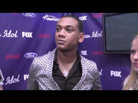 American Idol interviews with Joshua Ledet and Hollie Cavanagh