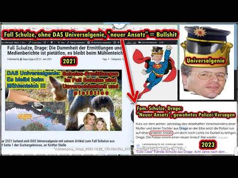 Fam. Schulze, Drage: Ohne DAS Universalgenie, "neuer Ansatz" nur Bullshit, Behörden auf die Knie !