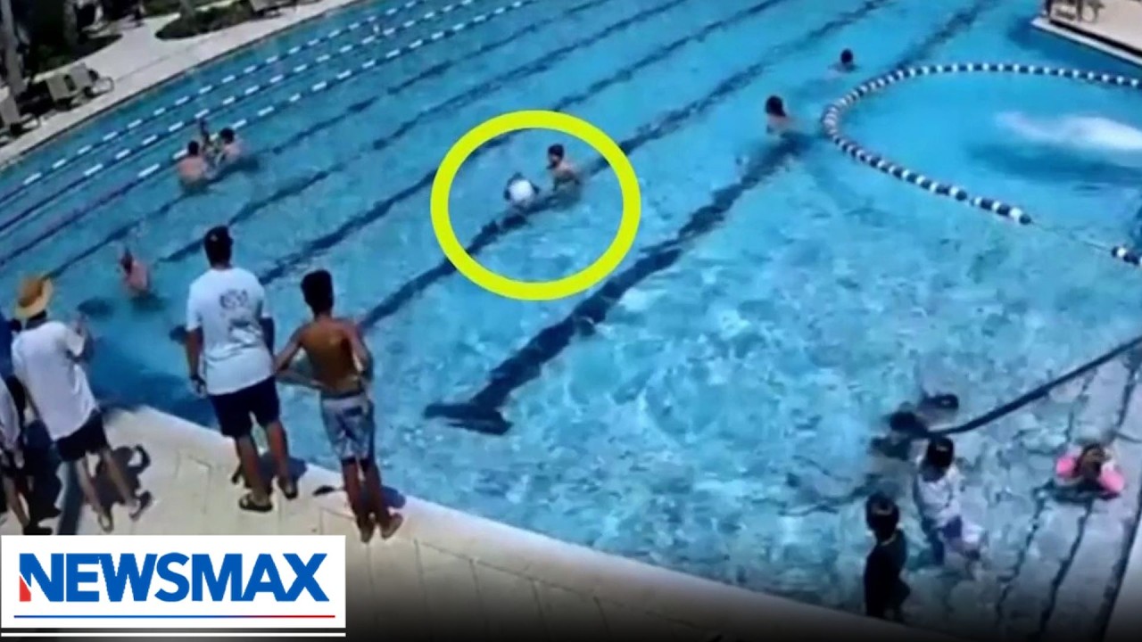 ICE agent jumps fully clothed into pool to save unconscious child | National Report