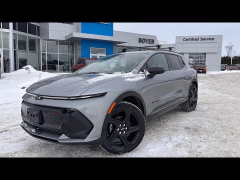2026 Chevrolet Equinox EV 4dr RS in Gray for sale at Boyer Chevrolet Lindsay Ltd. in Lindsay, ON