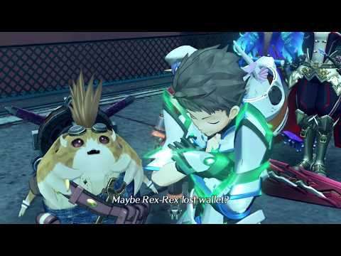 Rex-Rex lost wallet. Rex & Tora moment . Xenoblade Chronicles 2 .