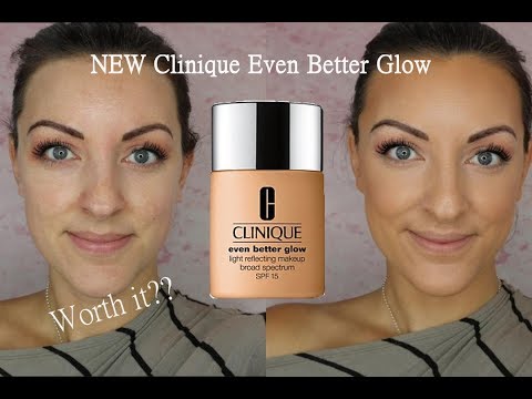 NEW Clinique even better glow foundation review/demo