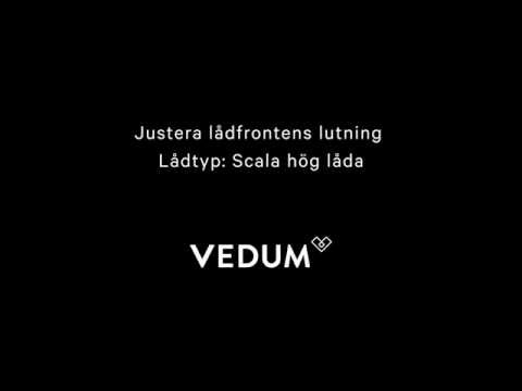 Vedum Kök & Bad - Justering lutning lådfront (Scala hög)