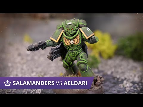 Salamanders vs Aeldari - 9th Edition Warhammer 40k Battle Report