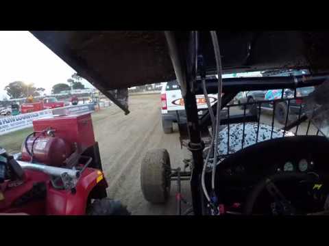 Avalon Raceway Sprintcar Qualifying On-Board // 2019 Easter Trail // Nick Penno T48