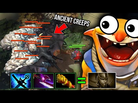 100% NEW META Techies farm on ancient creeps! - If you hate PA This is for you!