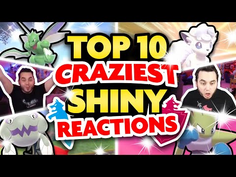 TOP 10 MOST EPIC SHINY REACTIONS EVER! Pokemon Sword and Shield Shiny Montage