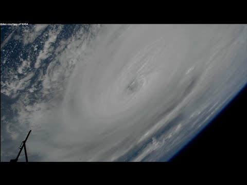 Hurricane Ian seen from the International Space Station