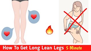 5 Minute Lean Legs Workout 🔥 No Equipment Neede 🔥 Home Workout By Fitness Guide