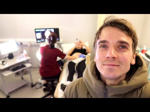 Seeing our baby's face for the first time & one of my favourite things to do this time of year