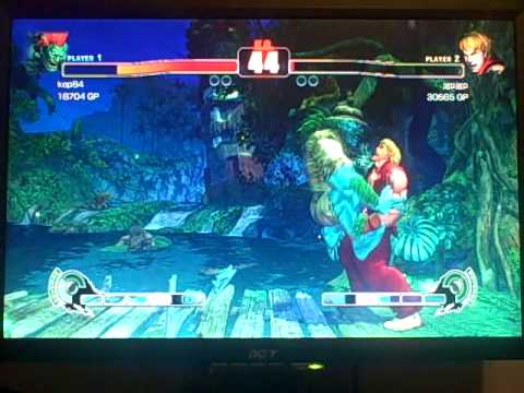 SF4 PS3 G1 Final Match: kep84 (Blanka) vs. jgpjgp (Ken)
