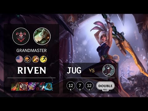 Riven Jungle vs Kayn - NA Grandmaster Patch 10.10