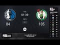 Dallas Mavericks vs Boston Celtics |#NBAFinals presented by YouTube TV Game 1 on ABC Live Scoreboard