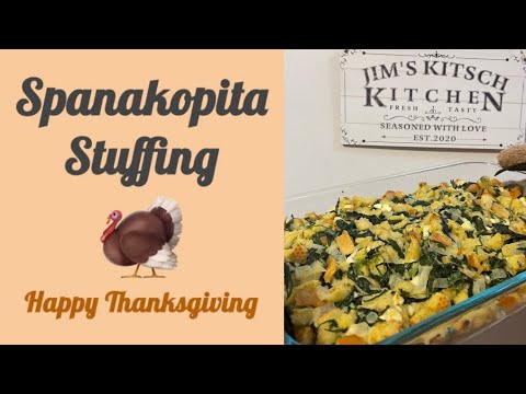 How to make Spanakopita Stuffing? Unique and Easy Thanksgiving side dish
