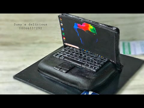 Laptop Cake