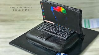 Laptop cake