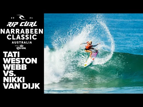 Tati Weston-Webb vs. Nikki Van Dijk HEAT REPLAY Rip Curl Narrabeen Classic Round of 16