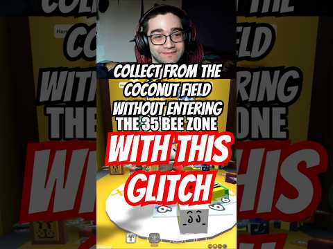 YOU DON'T NEED 35 BEES TO COLLECT FROM THE COCONUT FIELD WITH THIS GLITCH IN 🐝 BEE SWARM SIMULATOR