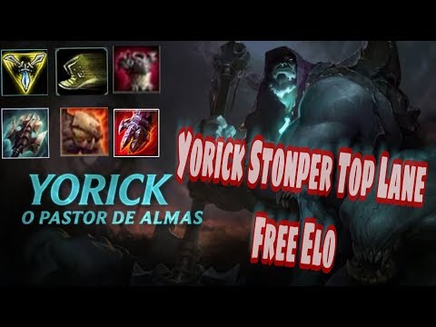 Yorick Stonper Top Lane - Free Elo - League of Legends