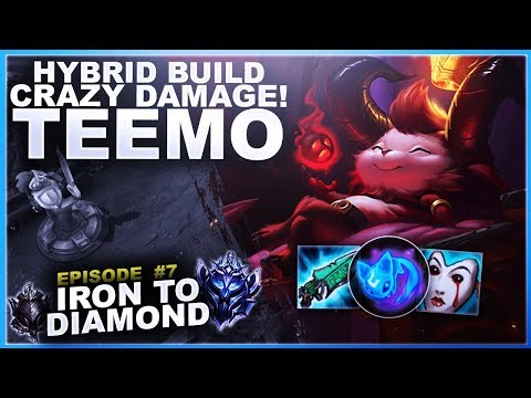 I COUNTER HIM WITH HYBRID TEEMO! IT'S LEGIT? - Iron to Diamond - Ep. 7 | League of Legends