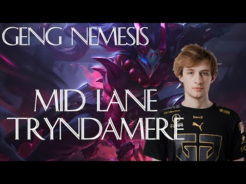 [ESP] GenG Nemesis | Tryndamere Mid lane S11 | Partida perfecta vs Lucian mid. Challenger Corea.