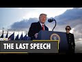 Donald Trump delivers his last speech as