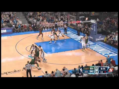 NBA 2K14 Gameplay - '95-'96 Seattle Supersonics vs Oklahoma City Thunder Full Game (Xbox One)