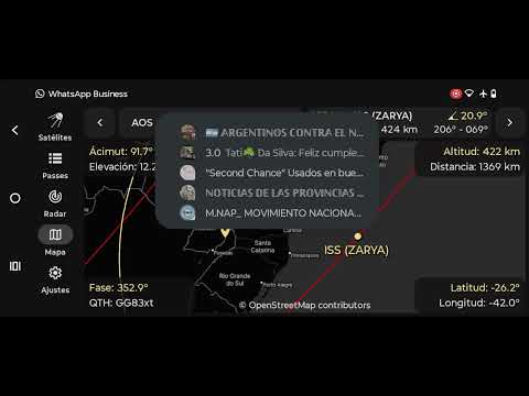 ISS 24 de Julio 2026 Hora Local 0943 Eldorado Misiones argentina