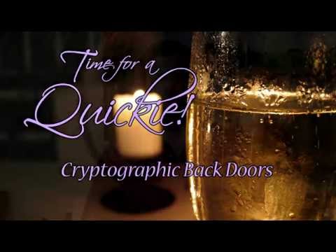 Quickie: Cryptographic Back Doors