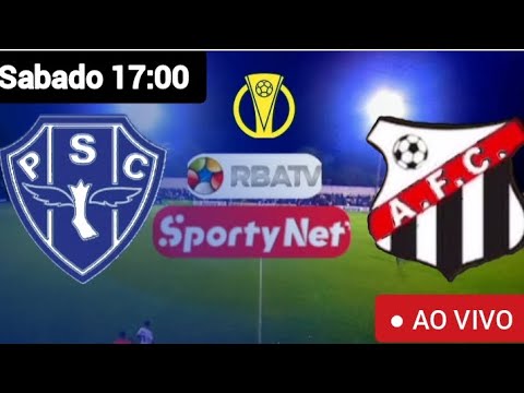 🔥 PAYSANDU X ANÁPOLIS AO VIVO | ONDE ASSISTIR SÉRIE C 2026 | 6 RODADA