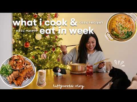 what i eat in a week *cozy recipes* 🍚 fresh kimchi + q&a with husband (kids? pet peeve? how we met)