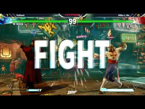 WNF 2.2 SFV - Valiant (M. Bison) vs Mike L Na (Vega)
