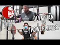 Team Vlog 1 - Olympian VS Powerlifter