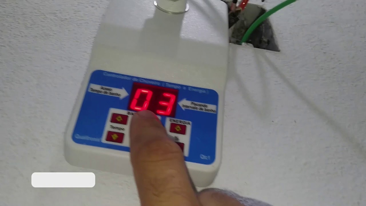 controlador de chuveiro