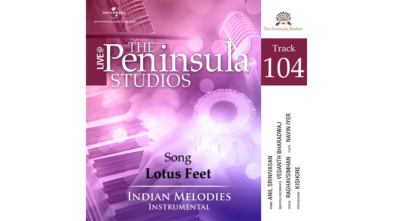 Lotus feet | Spiritual | Instrumental | Anil Srinivasan | Vedant Bhardwaj | Indian Melodies