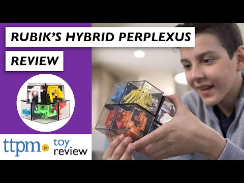 Rubik's Perplexus Hybrid Cube Puzzle Review for fans of Brain Teasers from Spin Master