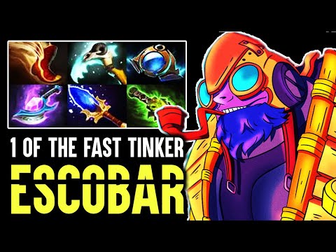 One Of The World Fastest Tinker Escobar - Intense Game Non-Stop Ganks Dota 2