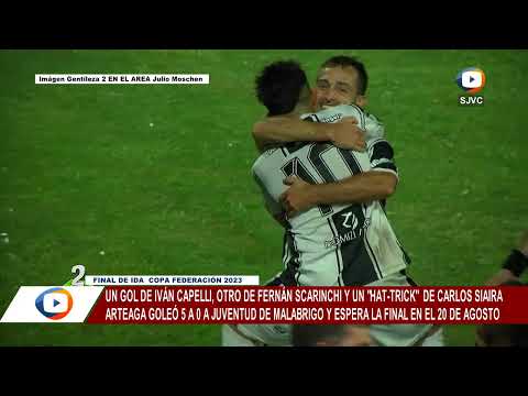Goles en Malabrigo - Juventud 0 vs Arteaga 5  - COPA FEDERACION 2023