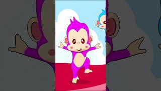 Five Little Monkeys Jumping on the Bed 2D 5 | Koka TV #nurseryrhymes #fivelittlemonkeys #numberthree