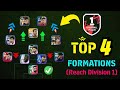 Top 4 Best Formations For Long Ball Counter In eFootball 2024 🐐🔥 | Best Formation In eFootball 🥰