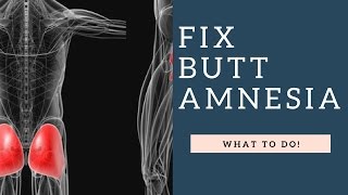 BEST Glute Activation Exercises To Fix Gluteal Amnesia AKA Dead Butt Syndrome!