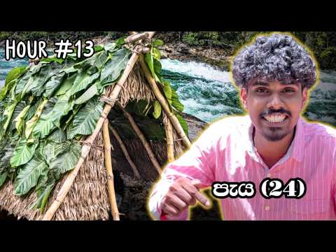 පැලක් හදලා පැය 24ක් දුපතක ජිවත් උනා  Surviving 24 Hours On A Deserted Island!